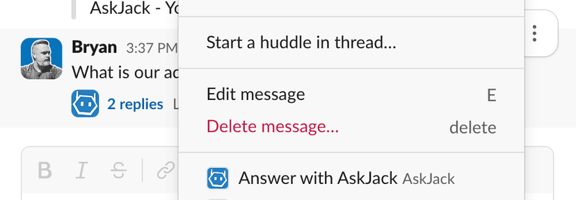 Answer with AskJack