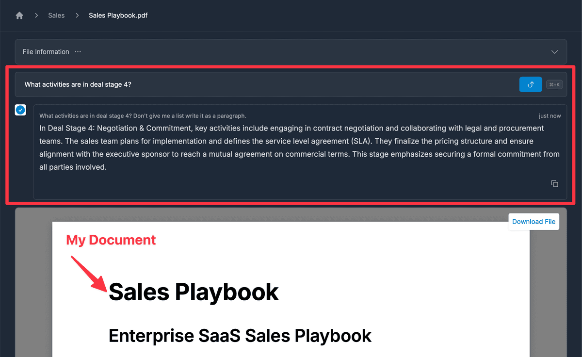 Chat with your PDFs