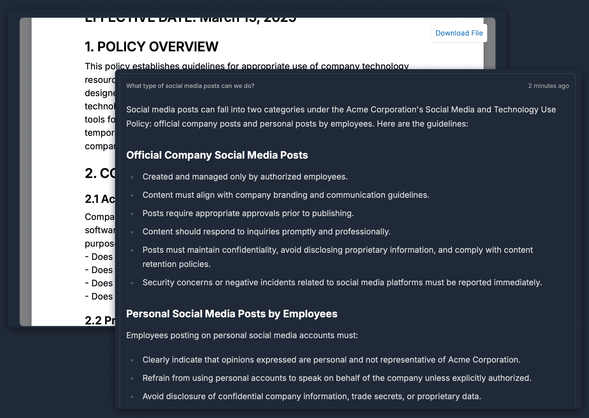 Chat with PDFs and documents